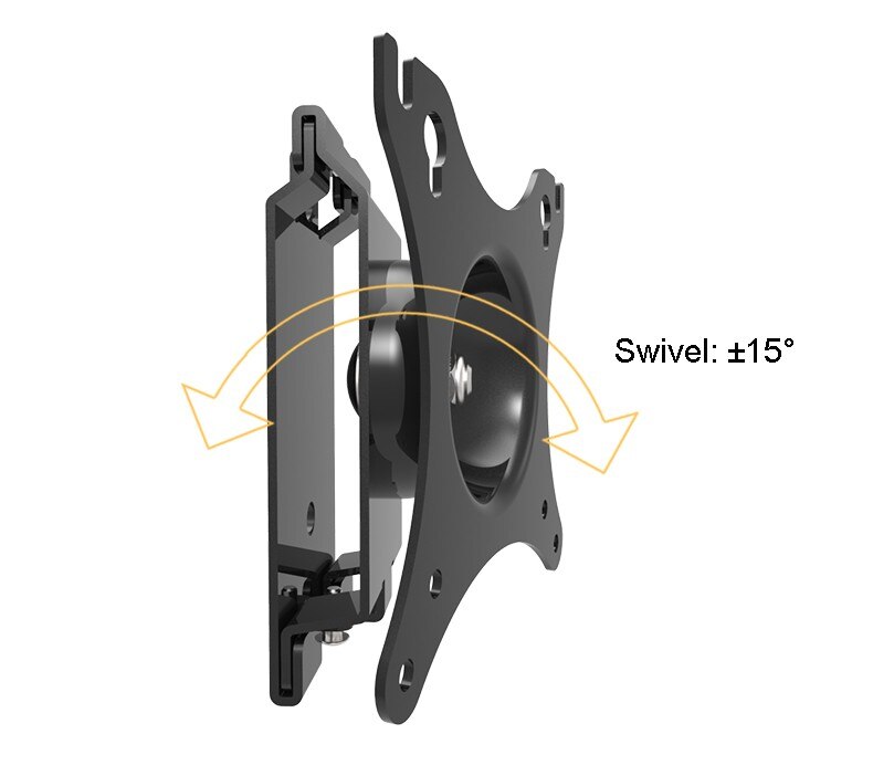 360 Degree Full Motion LCD Monitor Holder Ultra-thin Wall Mount TV Mount Loading15kgs LG315
