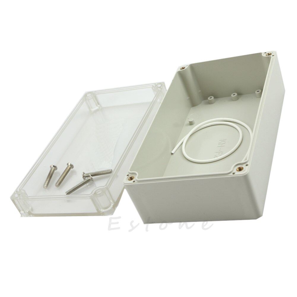 158x90x60mm Waterproof Clear Electronic Project Cover Box Enclosure Plastic Case