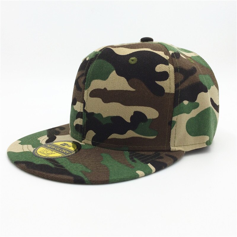 Mænd kvinder pu læder justerbar baseball cap hip hop hætter solskærm snapback flad dans street trendy hatte: Militærgrøn