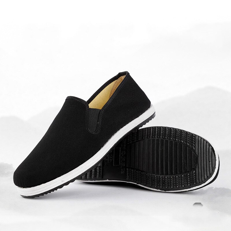 Cloth Shoes Kung Fu Cloth Shoes Comfortable Men 's Shoes Square Mouth Round Mouth Strong Cloth Old Beijing