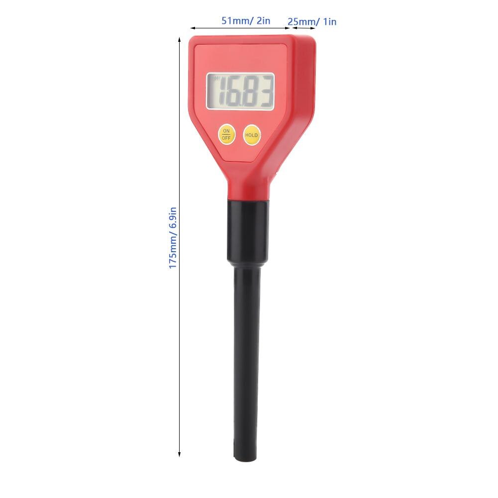 PH-98103 Digital Soil PH Meter Portable Water PH Tester for Aquarium Lab Swimming Pool measuring