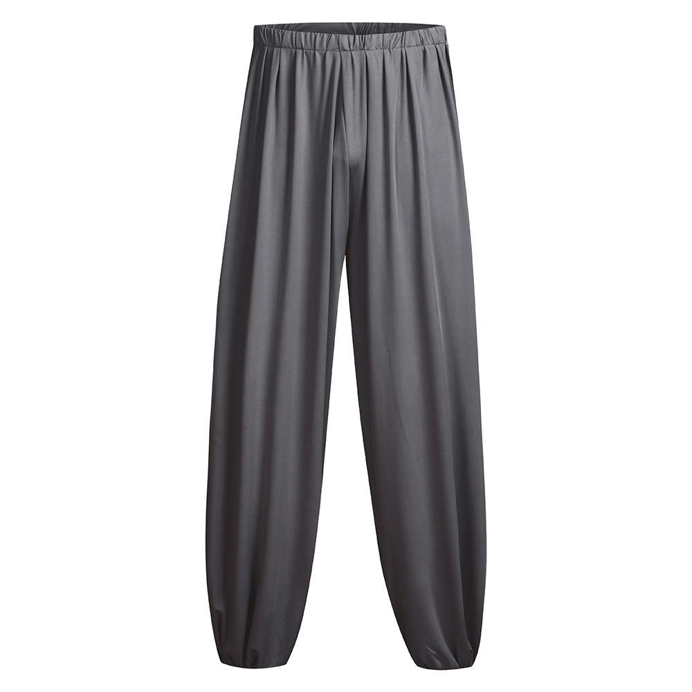 baggy dance Pants Men wide leg pants casual mens trousers solid loose d91121