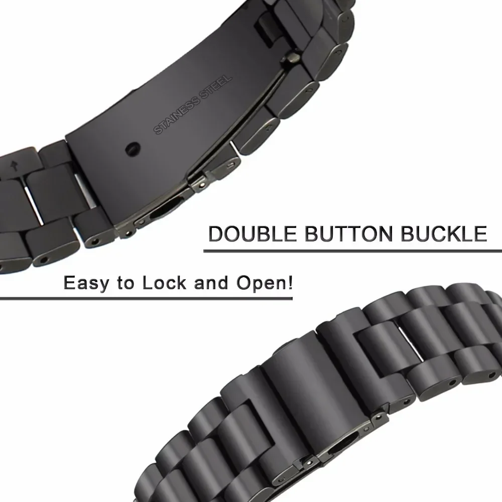 Roestvrij stalen band voor Redmi Watch 5 3 Actieve metalen vervangende armband voor Xiaomi Redmi 5 Lite 3 Lite horlogebandaccessoires