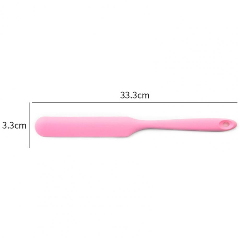 1 PCS Non-Stick Long Handle Spatula Silicone Easy to Hold Multifunction Baking Fruit Sauce Spatula Kitchen Utensil Accessories