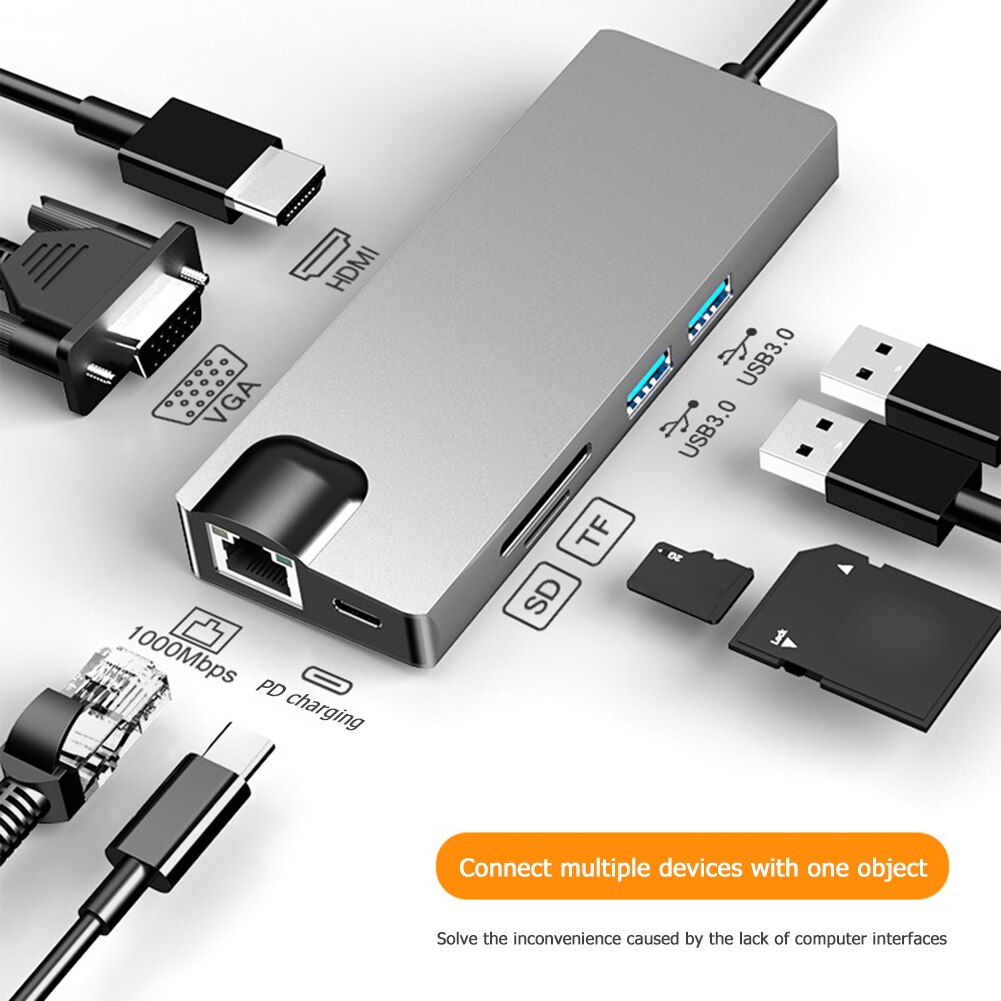 Notebook Smartphone Uitbreiding Converter Vga RJ45... – Grandado
