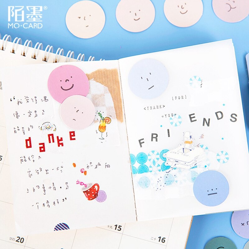 45Pcs/lot Lovely Face Mood Decorative Sticker Scrapbooking Sticker Diary Planner DIY Bullet journal Stickers Kawaii Stationery
