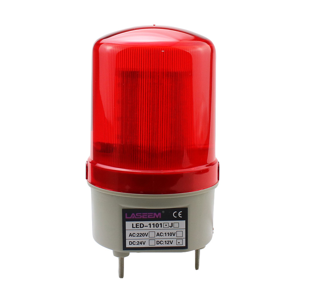 LED-1101J Rotary warning light sound light alarm led explosion warning light alarm flashing light 12V 24V 110V 220V