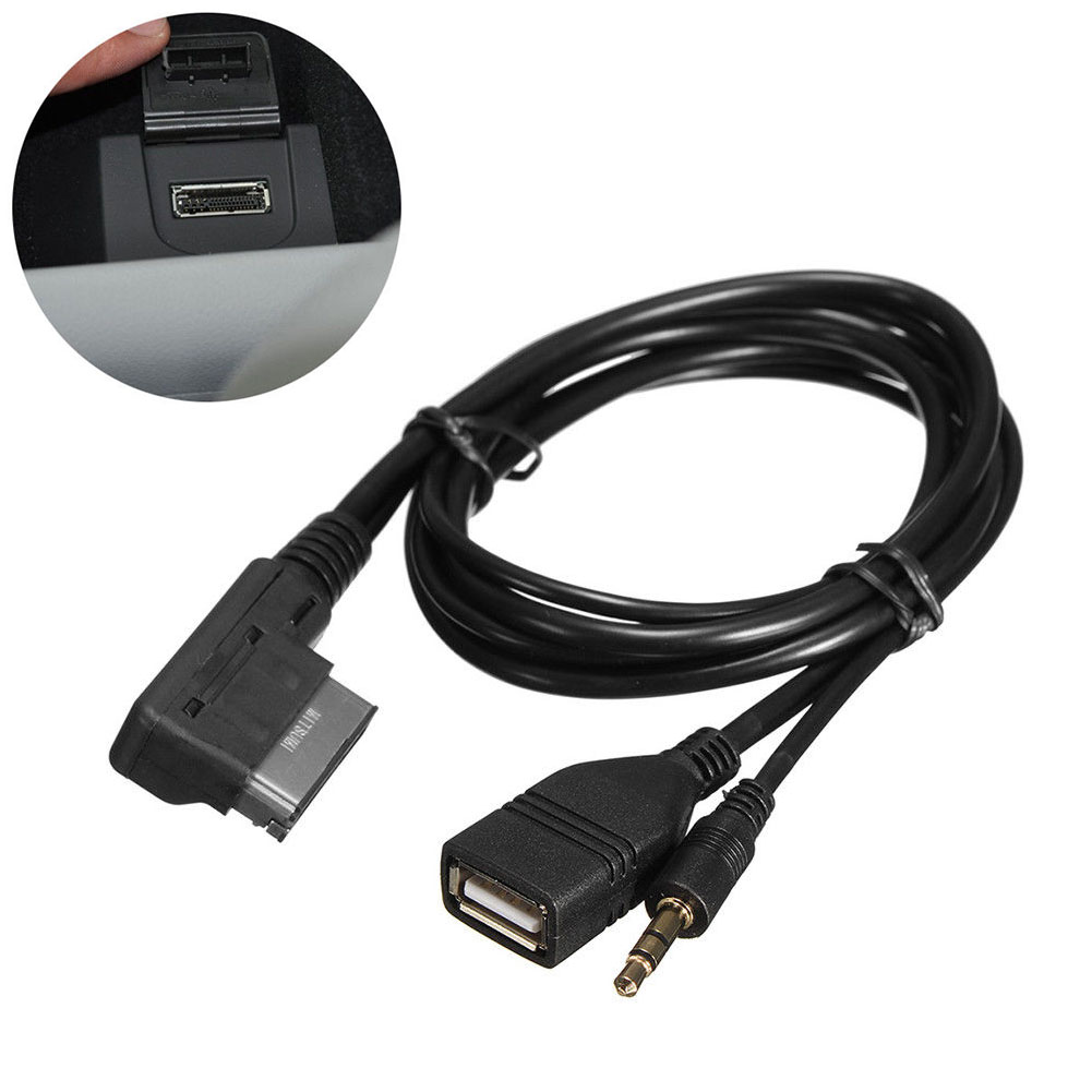 USB Charger Music MMI Accessories AMI Adapter Black Interface MDI