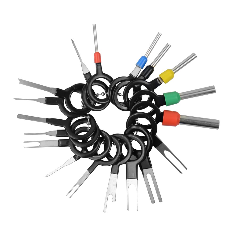 91pcs Car Terminal Removal Kit Wiring Crimp Connector Pin Extractor Puller 59pcs Terminal Repair Tools