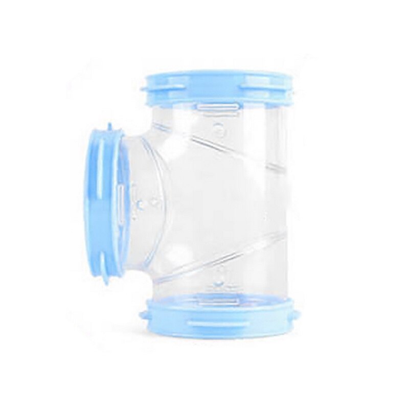 1 st hamster leksak akryl genomskinligt rör hamster leksaker roliga husdjur små djur hamstrar bur tub leksak: 10
