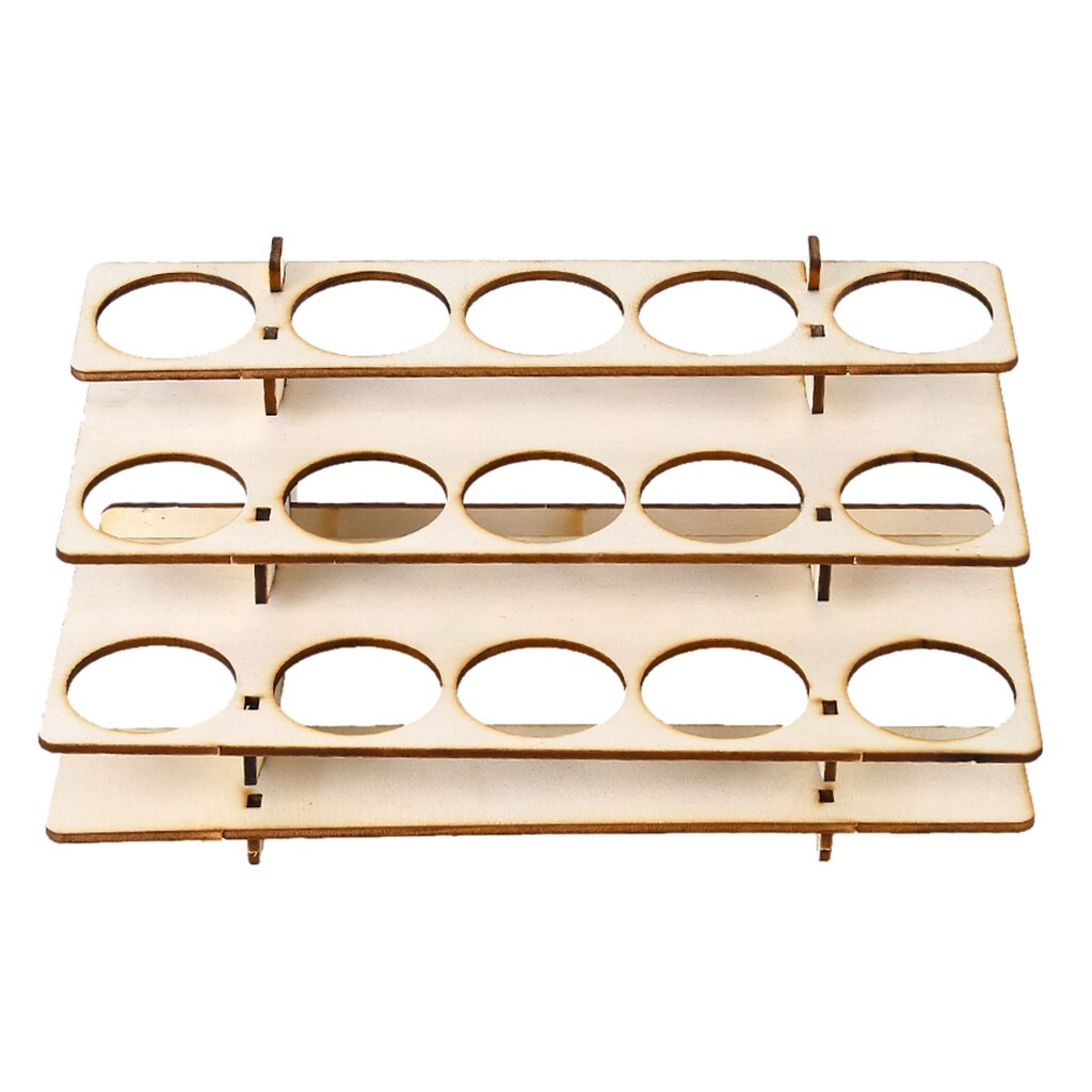 Wooden Paint Rack Stand Storage Shelf Painting Ink Bottles Stand Spraying Bottles Holder Organizer for DIY Art Painting Tool