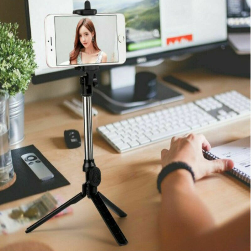 Pymh Bluetooth Selfie Stick Remote Uitschuifbare Handheld Selfie Self Telefoon Stok Monopod Bluetooth Sluiter Statief