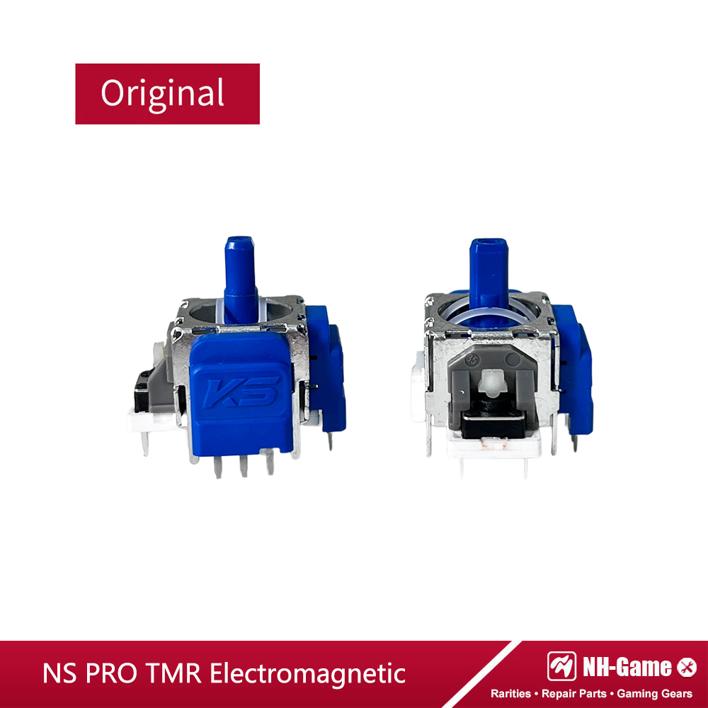 10/20 pçs tmr joystick eletromagnético para ps4 ps5 gamepad 3d analógico substituição polegar vara para xbox ns controlador polegar: Vermelho