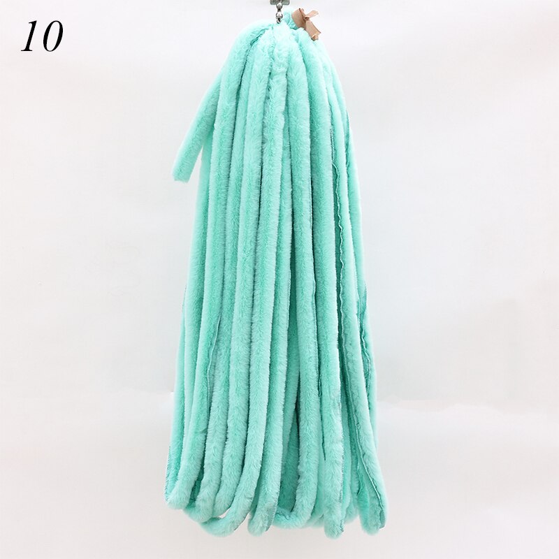1M Kunstmatige Konijnenbont Lint Tapes Diy Kleding Naaien Pluizige Bekleding Trimmen Stof Woondecoratie Faux Bont Naaien Kostuum cra: 10