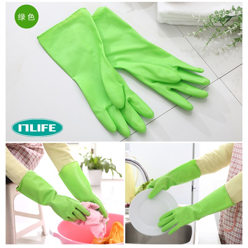 Household waterproof rubber thin gloves kitchen summer washing clothes washing dishes chores clean sanitary latex gloves