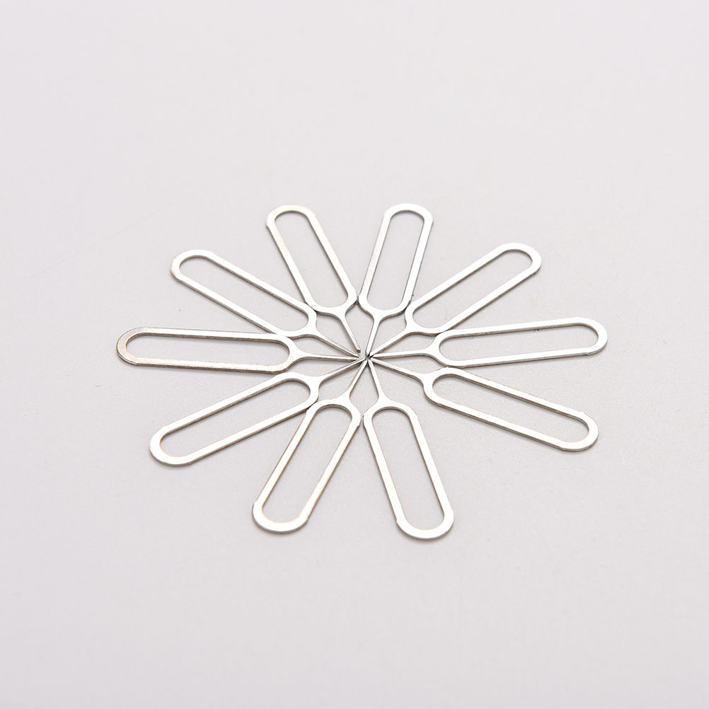 Está quente! 10 pçs/set Remoção Da Bandeja Do Cartão Sim Eject Ferramenta Chave Pino Agulha de Aço Inoxidável para huawei para o iphone iPad Samsung