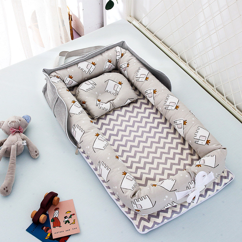 Cuna plegable multiusos creativa, cuna portátil extraíble para recién nacidos, cuna lavable, cuna para recién nacidos, cuna para decoración de habitación: 16