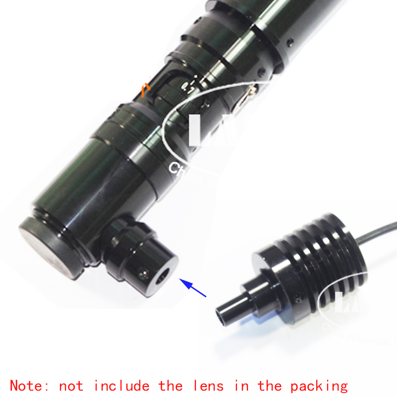 Lampe illuminateur de Point Coaxial 8mm, pour Microscope industriel, lentille coaxiale blanc/vert/bleu/rouge