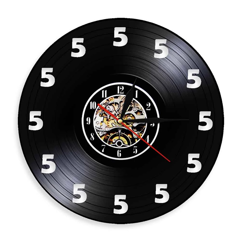 Horloge vinyle bière led main image 1
