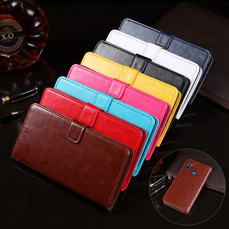 Realme C3(3 cameras) Case 6.5" Flip Wallet Business Leather Fundas Phone Case Realme C3 Back fingerprint Cover Coque Accessories