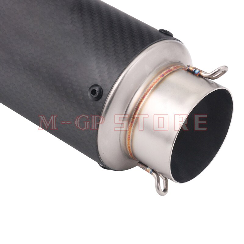 51MM Motorcycle Short Exhaust Slip On Universal Modified Moto Escape DB Killer Muffler For S1000RR Z900 CBR1000 R3 R25 MT07 MT09