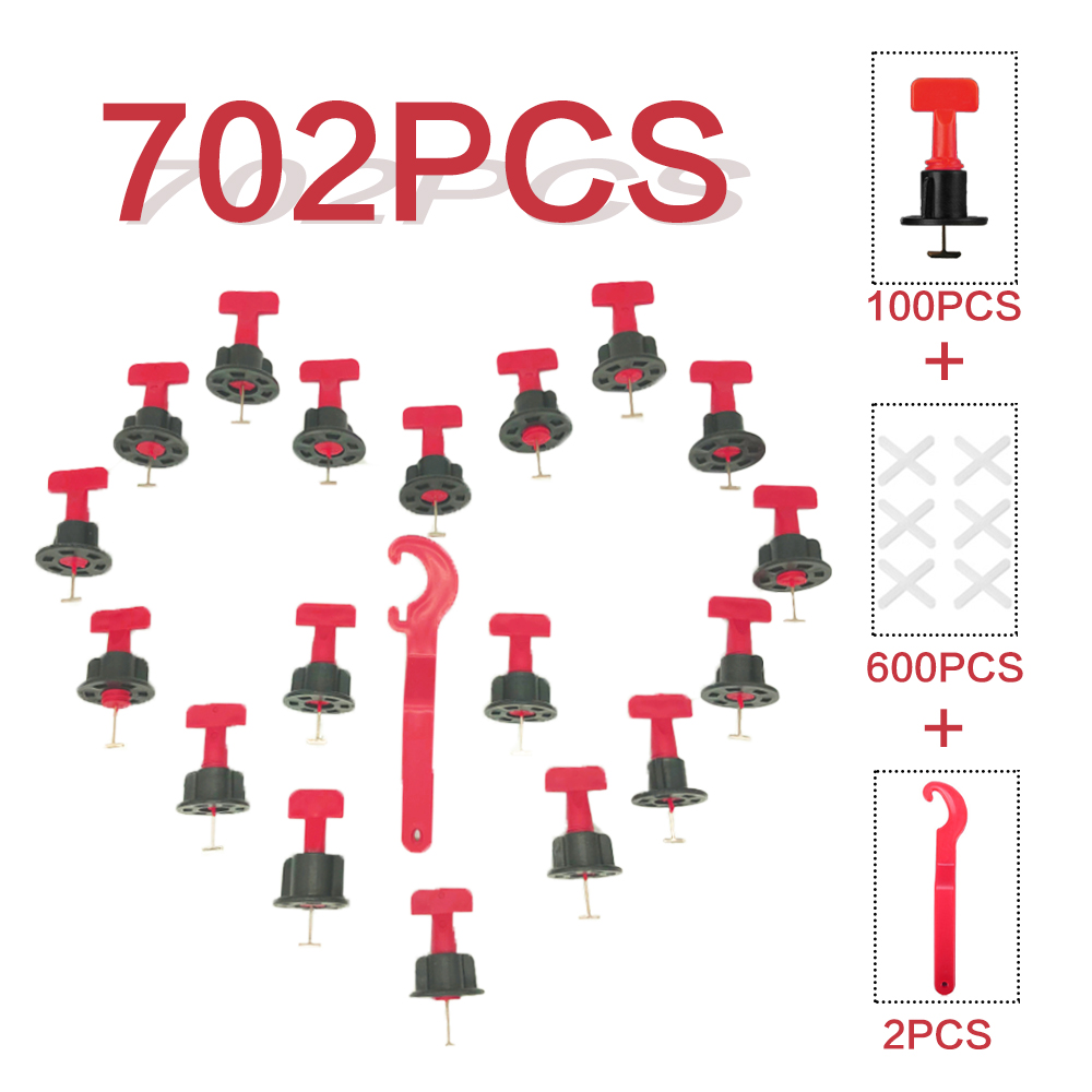 50pcs Tile Leveling System For Tile Laying Building Level Tools For Construction Floor Alignment Tiles