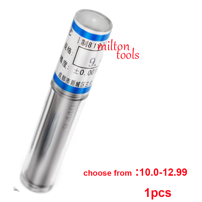 1pcs 0.1-0.49mm 0.5-5.99mm 6-9.99mm 20.0mm Cylindrical Pin gauge Smooth Plug Gauge Hole Gauge handle step Pin Gage holder tools: 10-12.99mm 1pcs