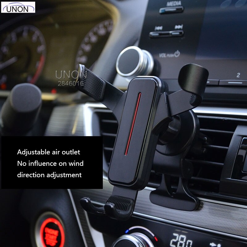 For Honda Accord Civic Crv Breeze Avancier Odyssey Fit Mobile Phone Vehicle Mounts: black 2pcs