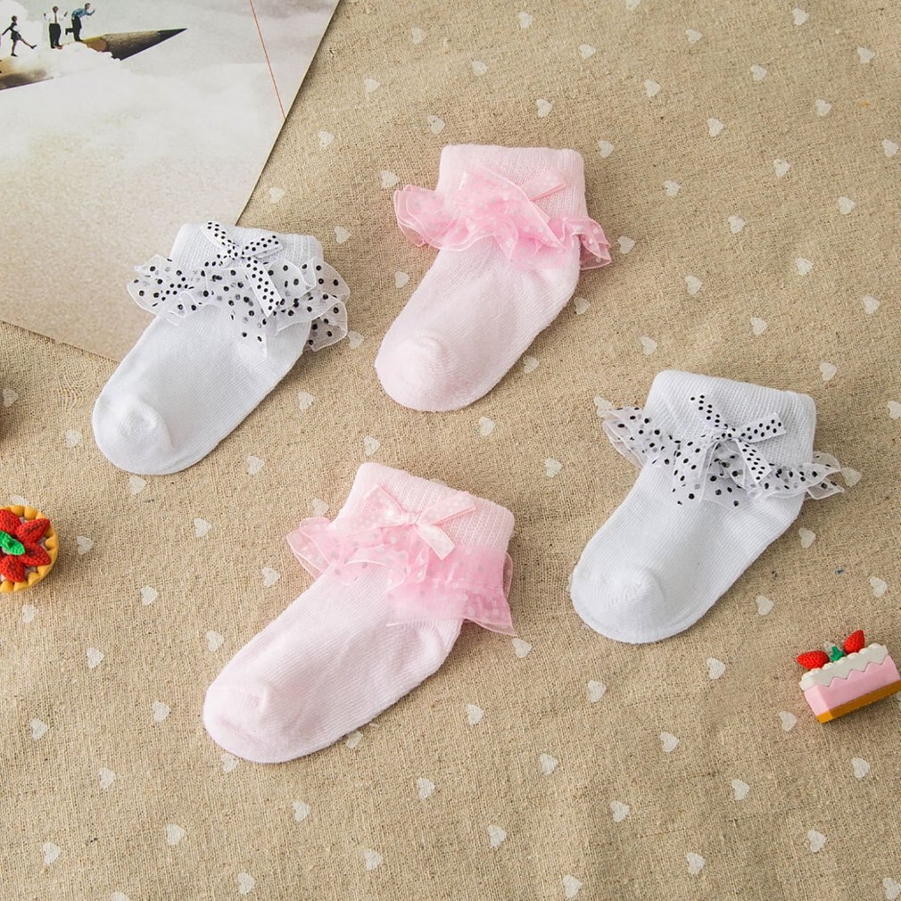 Heißer! Kaufen Baby Mädchen Kleinkinder Socken Gekämmte Baumwolle Socken Baby Mädchen Bowknots Socken Herbst Winter Skidproof Prinzessin Socken
