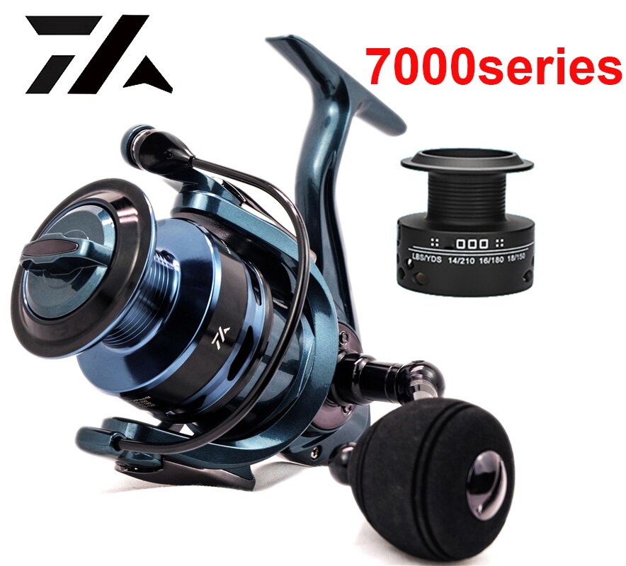 Rod and Reel Set Rod Combo Double Spool Fishing Reel Gear Ratio High Speed Spinning Reel Casting reel Carp For Saltwater: 7000 series