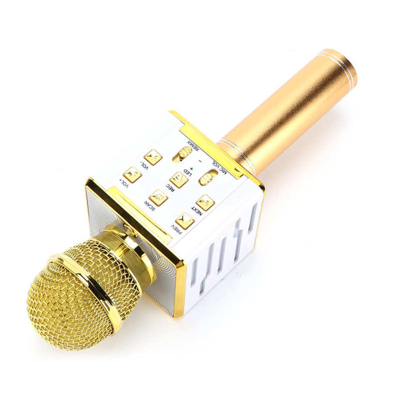 Microphone Portable sans fil, 5V DC, avec de réverbération, pour le chant