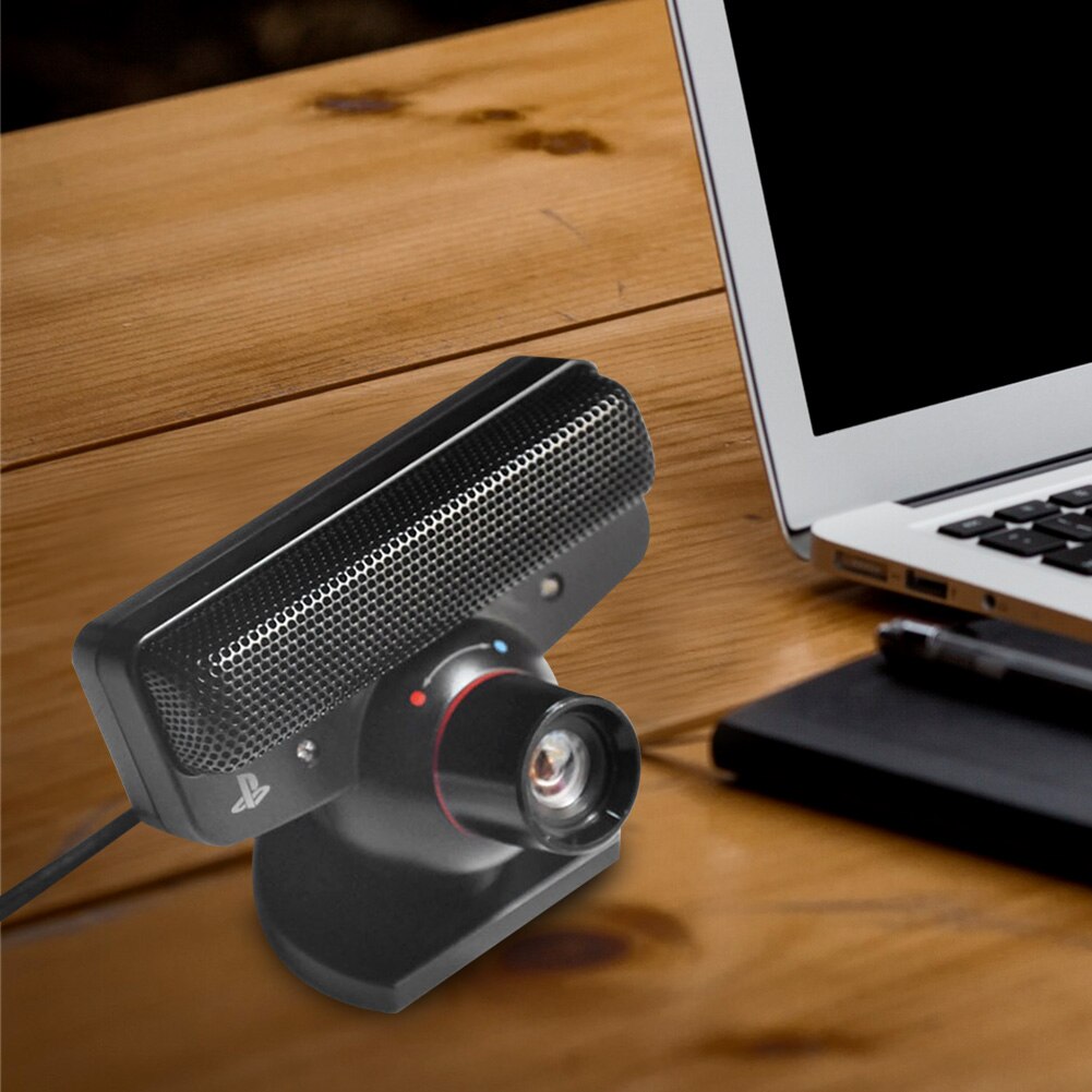 Voice Commands Durable Gaming Eye Camera Portable Black Motion Sensor Zoom Lens Plastic With Microphone Accessories
