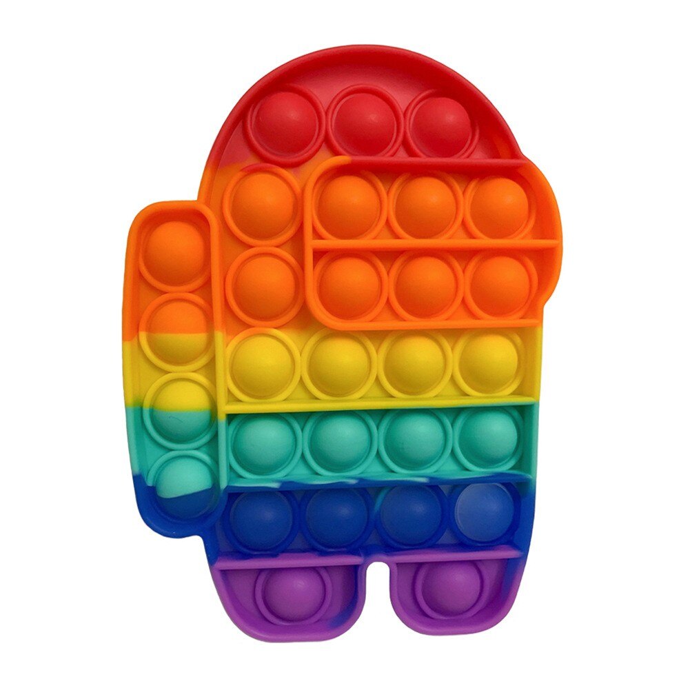 Push Pops Bubble Sensory Toy Autism Special Needs Stress Reliever Helps Relieve Stress and Increase Focus Soft Squeeze Kid Toys: A