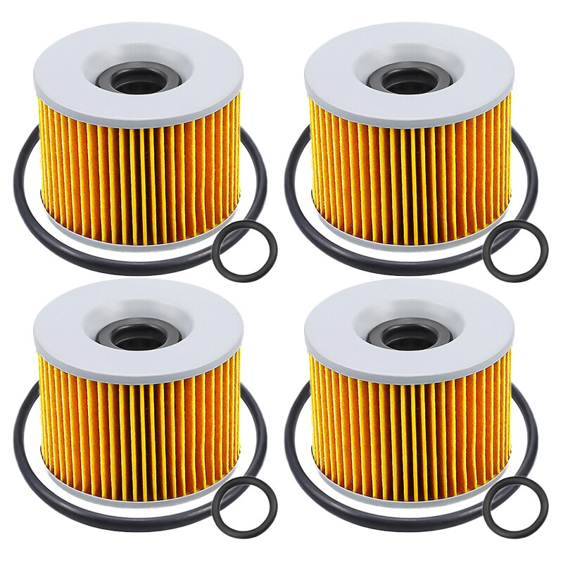 Motorcykel oliefilter til kawasaki  el250 el 250 eliminator 1990-1995 ex250r ninja 250 1986 gpx 250 1988 gpx 600r 1988-2000: 2 stk. gul