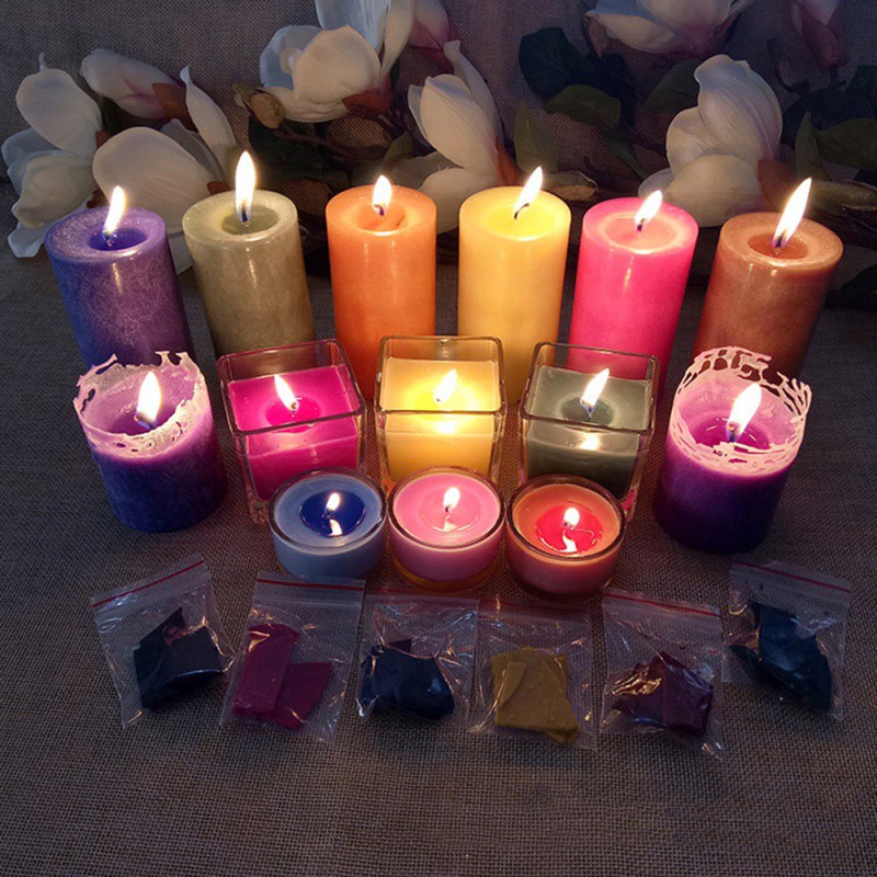 DIY Handgemaakte Kaars Materiaal Soja Wax Dye Huishoudelijke Kaars Effen Dye Vette Dye Solvent Pigment Voor Paraffine Soja Wax Jelly wax