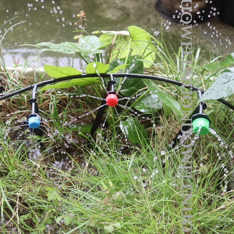 10 ~ 300Stck Einstellbare Gargen Tropf Bewässerung Tropf H PP Kunststoff 8 Löcher Strahler Anti-Verstopfen terrasse Bewässerung Sprinkler