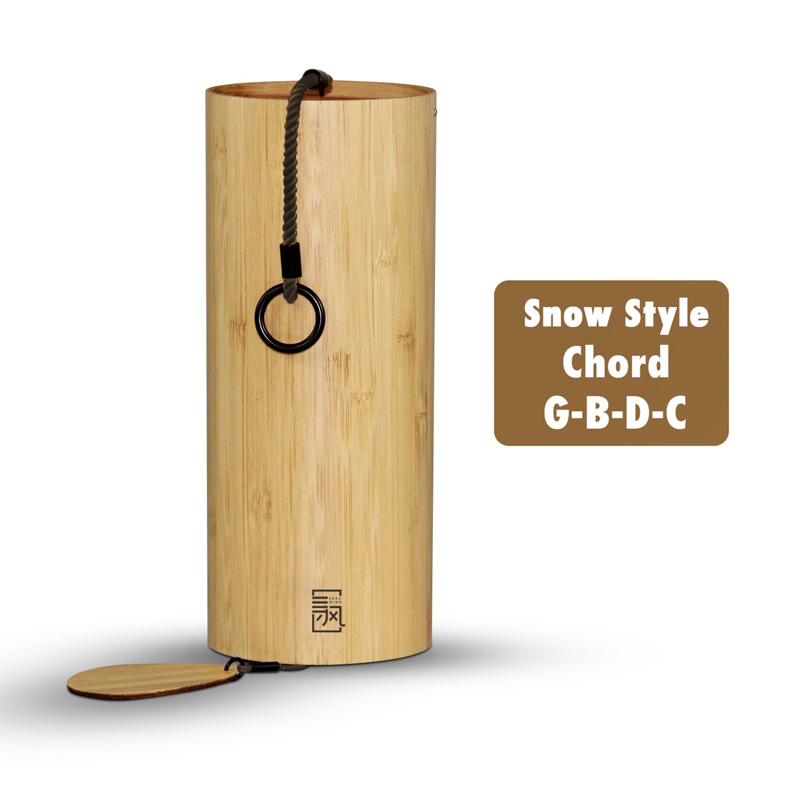 Classic Bamboo Wind Chime Japan Style Outdoor Home Garden Wooden Windchime Windbell Chord G-B-D-C: Snow
