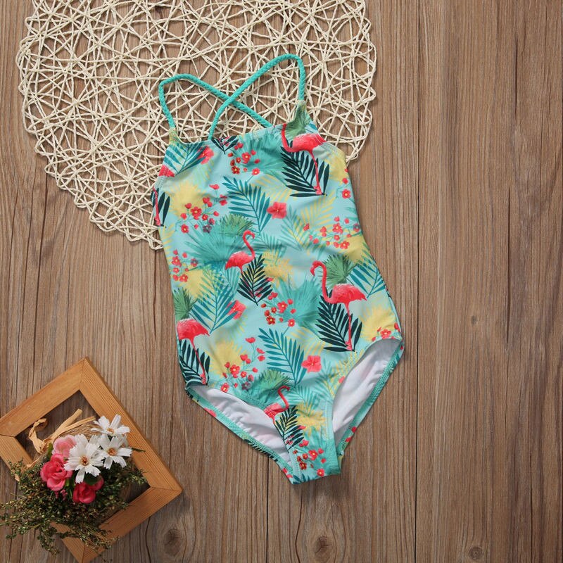 Sommer trykning bikini børn baby badedragt baby pige badetøj badpak pige barn børn piger badetøj badedragt til børn