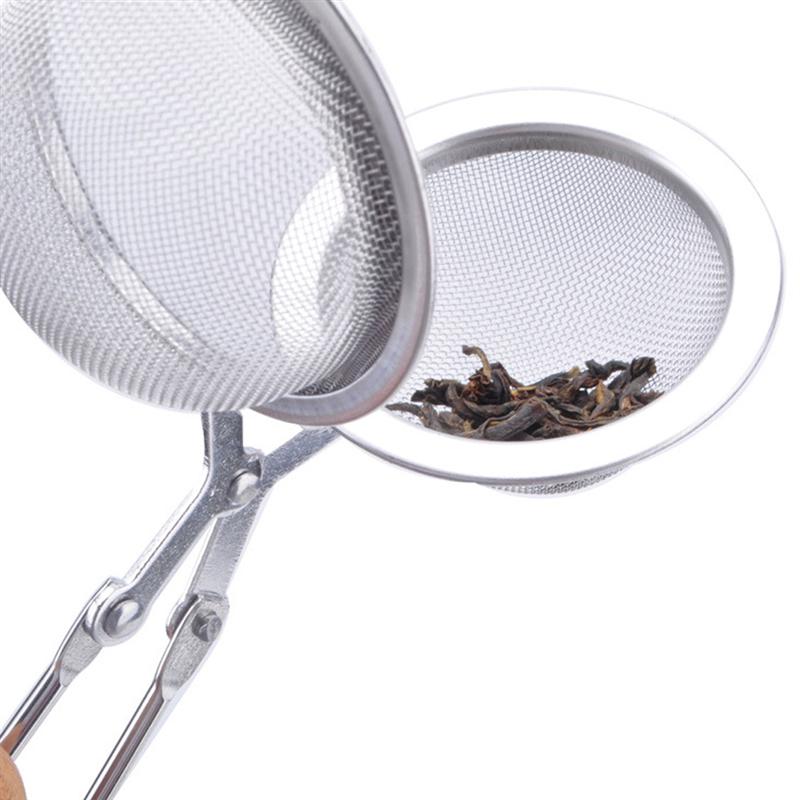 1PC Extra Fine Mesh Stainless Steel Tea Strainer Infuser with Handle for Loose Leaf Tea Black Green Tea