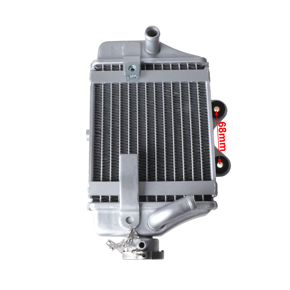Radiador L/R para motocicleta, refrigeración del tanque de agua, enfriador de aceite de Moto para SHINERAY Zongshen Loncin Lifan, 150cc, 200cc, 250cc, piezas del motor