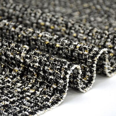 Vintage Autumn Winter Tweed Fabrics Multi Patterns Yarn Dyed Colorful Thread Woolen Fabrics For Sewing Suits Blazer Tissus: 40