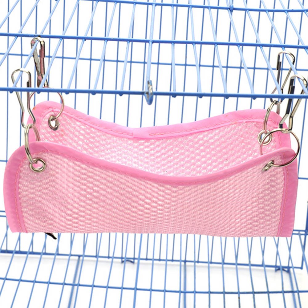 Bola Hamster Kooi Hangmat Voor Ratten Dieren Kleine Hamster Speelgoed Hangmat Opknoping Bed Konijn Speelgoed Cavia Egel Accessoires: Pink / M