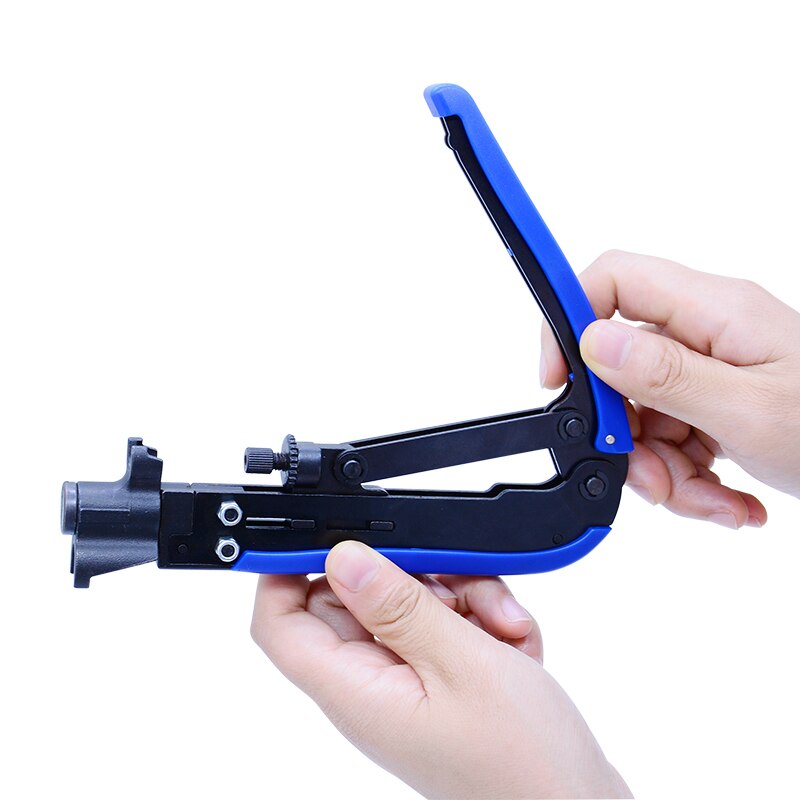 Electrical Wires Compression Tool Adjustable TV Manual Crimping Pliers for SEVEN FLOOR Coaxial Cable TV Pliers