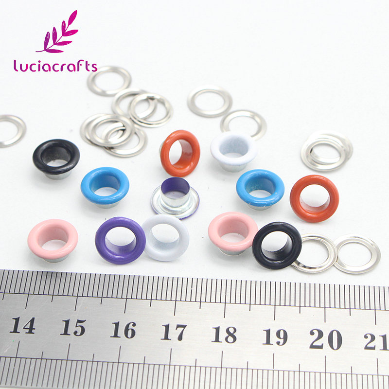 Lucia askartelu 50 setti 10.5*6.5*5mm metallinen silmukka scrapbooking askartelu itse koristelu vaate nuken silmukat tarvikkeet  g1301