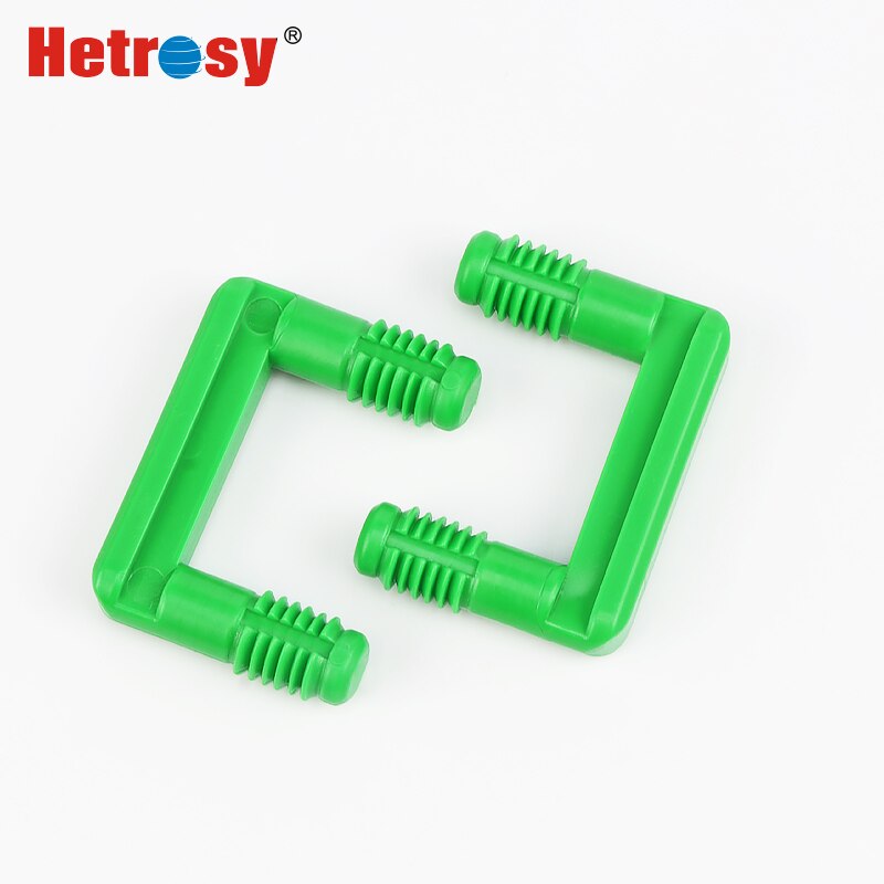 Hetrosy hardware plast usynlige dyvel møbler stik forbindelsesdele fastgørelsesplade dyvel pakke  of 12 stk