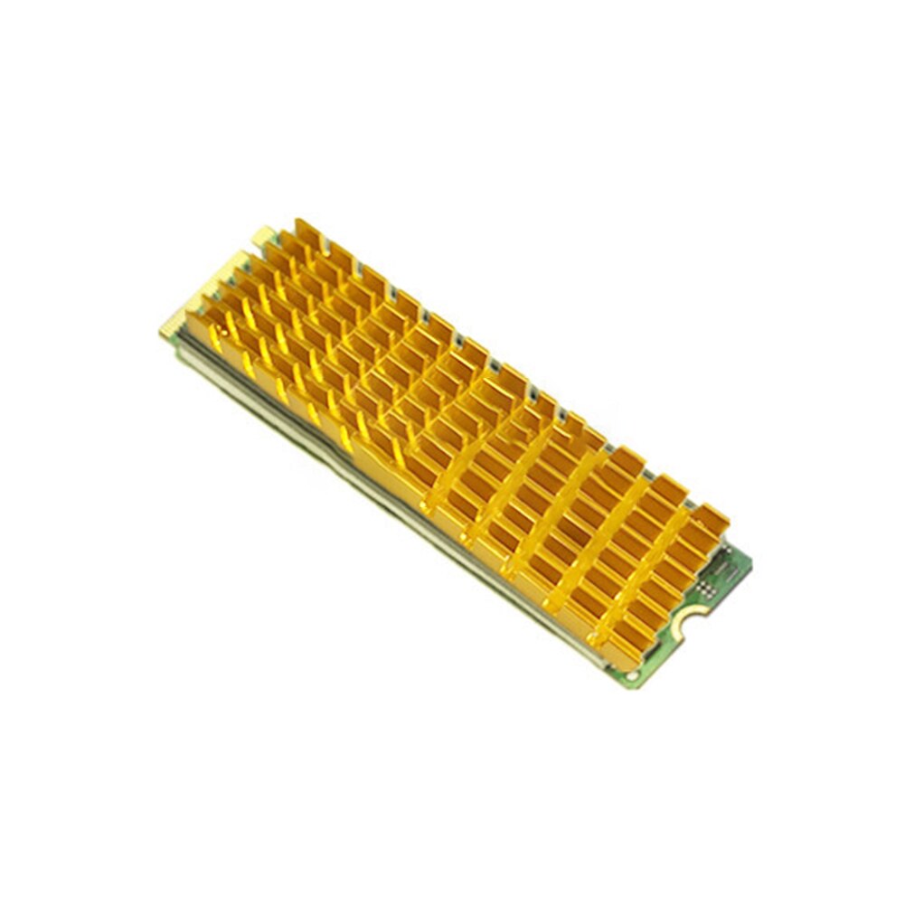 Dissipateur Thermique Pour SSD M.2 - Aluminium Noir, Facile à Installer, Refroidissement Actif