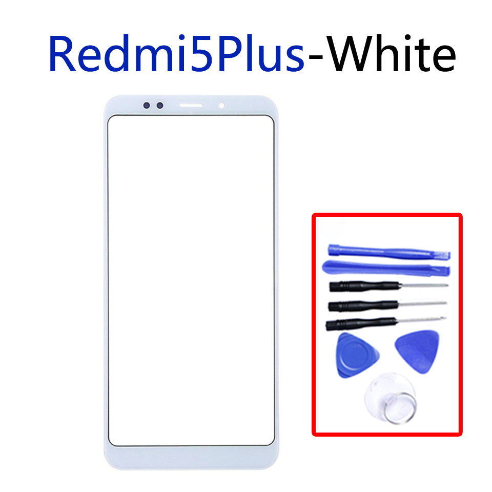 Redmi5 Voorpaneel Voor Xiaomi Redmi 5 Redmi5 Touch Screen Voorpaneel Glas Lens Outer Glas Voor Redmi 5 Plus 5 Plus: 5 Plus-W-With tool