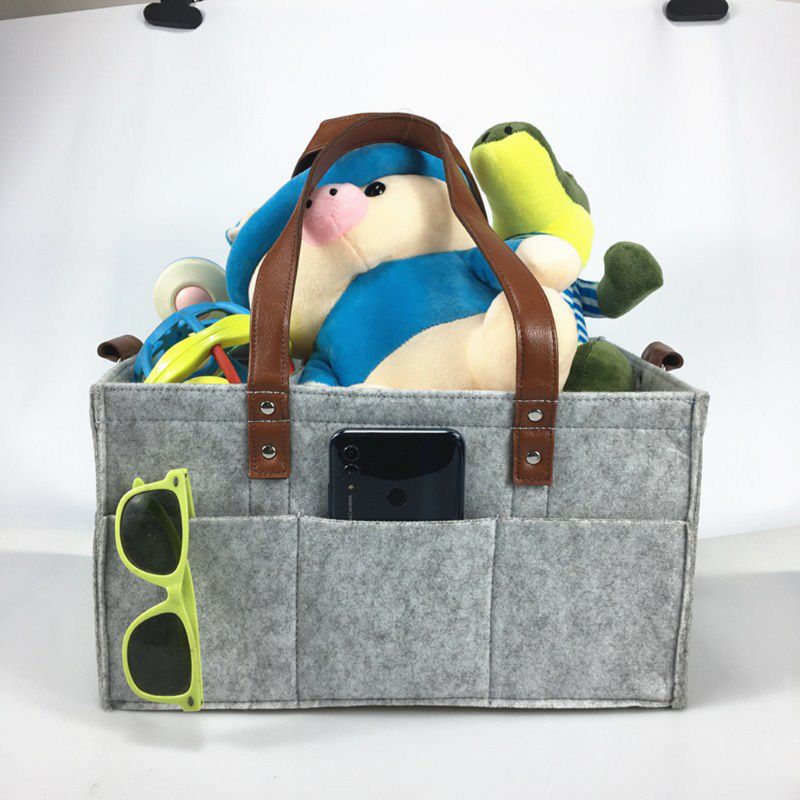 High capacity Layered Storage Nappy Caddy Organiser Baby Box Storage