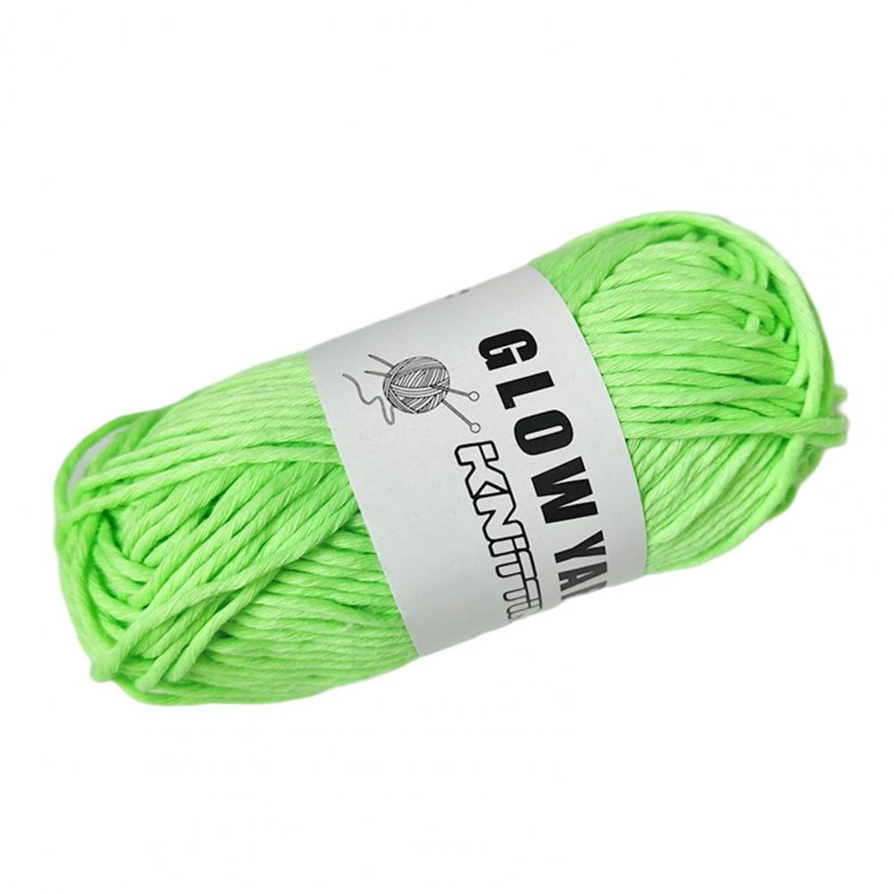 Strickgarn, gehäkelt, leuchtet im Dunkeln, grobes Garn, handgefertigt, leuchtendes, feines Garn, Strickgarn aus Wolle: Blau
