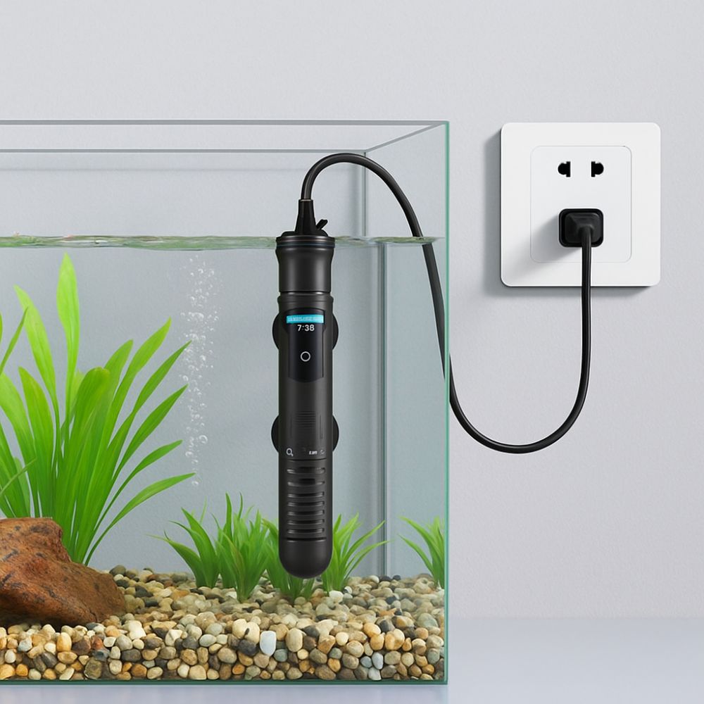 Kwartsglas Aquarium Dompelpomp Verwarming Automatische Uitschakeling 25W-300W Aquarium Verwarming 22-34 ° C Instelbare temperatuurregeling